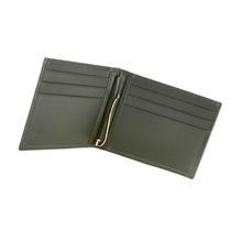 Italian Leather Style Money Clip Wallet