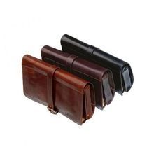 Leather Hanging Wash Bag