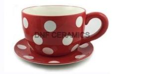 Ceramic Table Top Pot Cup Saucer