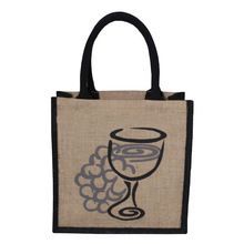 JUTE BAG WITH PVC WINDOW