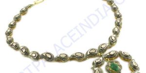 Victorian Jewelry Gold Plated Necklace