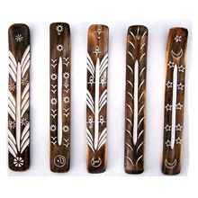 VINTAGE STYLE WOODEN INCENSE ASH CATCHER