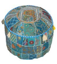 Hand Woven Beautiful Indian Pouf