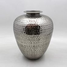 Nickel Antique Iron Flower Vase