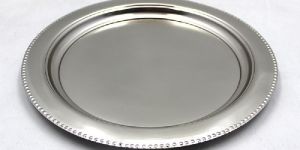 Nickel Plated Decorating Round Iron Plates