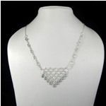 Handmade Blue Topaz 925 Silver Chain Necklace