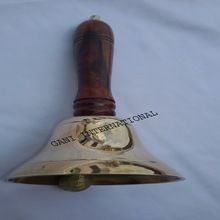 Brass Hand Bell with Wood Handle