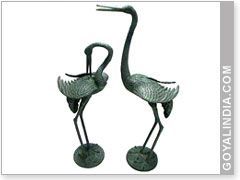 Gareden Crane Pair with Wings