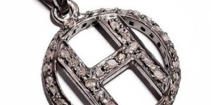 Sterling Silver H Pendant