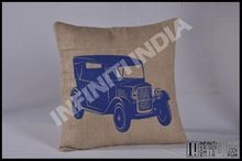 Vintage Print Decorative Cushion