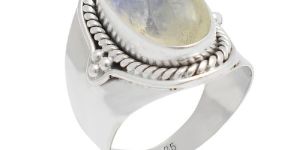 Elegant Rainbow Moonstone Rings