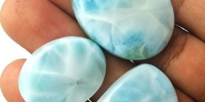 Genuine Larimar Cabochon Gemstone
