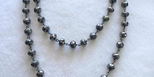 Pyrite Gemstone 5-6mm Faceted Rondelle Chain