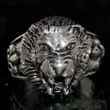 Lion Head Plain Ring
