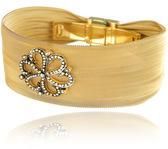 Elegant Design Pave Diamond Mesh Bangle