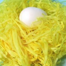 Yellow Colour Balled Shredded Crepe Paper