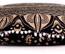 Gypsy Cushion Cove Pom Om Floor Pillow Cover