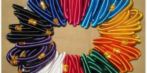Colorful Silk Threaded Bangles