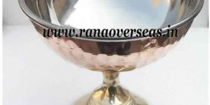 Copper Steel Ice Cream Cup