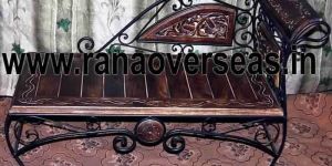 Wooden Iron Deewan Set