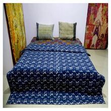 Cotton Hand Block Print Blanket Quilt