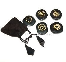 Black Agate Wiccan Set
