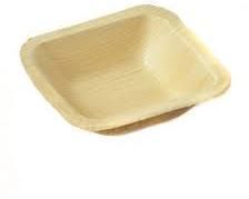 5 Inch Square Areca Leaf Bowls