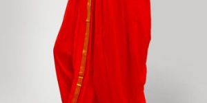 Ethnic Ready to Wear Men Orange Dhoti