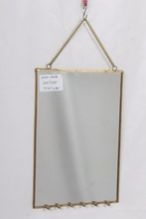 Wall Decor Mirror with Jewellry Hooks