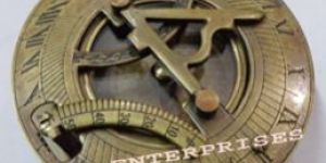 Brass Drum Sundial Compass