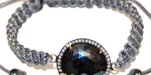 14K GOLD MACRAME DIAMOND BRACELETS