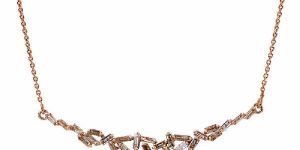 HANDMADE DIAMOND BAGUETTE NECKLACE