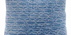 Abstract Print Indigo Blue Cushion Cover