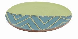 Printed Resin Mango Wood Serving