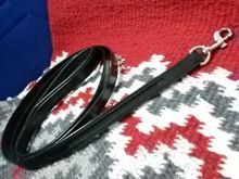 LEATHER DOG LEAD WITH HANDLE