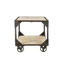 Vintage Industrial End Table