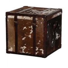 WOOD FABRIC STORAGE BOX