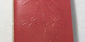 Softened Goat Leather with Banana Tree Embossed Front Journal