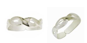 Designer Inter Cross 925 Sterling Silver Toe Ring