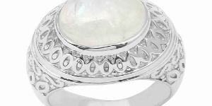 Oval Cab Moonstone Designer Festive Occasional Ring