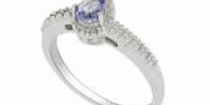 Tanzanite Pear 925 Silver Ring