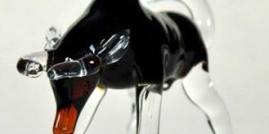 Innocent Bull - Glass Desk Decor