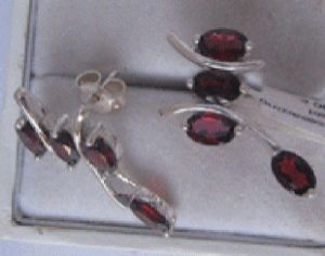 6x4 Oval Silver Ear Rings