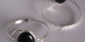 Black Onyx Silver Bracelet