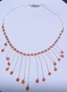 Carnelian Bead Necklace