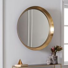 Round Metal Wall Mirror