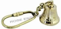 Brass Bell Key Chain