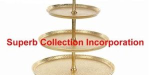 Gold Three Tier Cake Stand