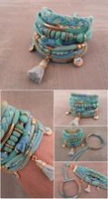 Braided Fabric Bracelets