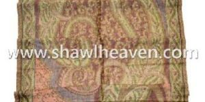 Beige Jamavar Pashmina Stole